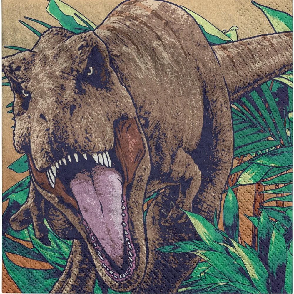 AMS Jurassic World Into The Wild Luncheon Napkins 16ct 1 AMS Jurassic World Into The Wild Luncheon Napkins 16ct