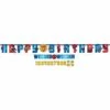 AMS Spiderman Webbed Wonder Happy Birthday Letter Banner Kit 2ct -Toy World spiderman webbed wonder birthday banner 2ct toy world inc