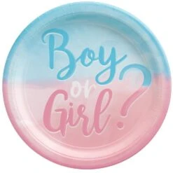 AMS The Big Reveal Round Plate 10.5 Inch 8ct