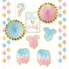 AMS Gender Reveal The Big Reveal Room Decorating Kit 12ct