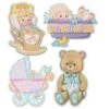 White Baby Shower Cutouts 3 White Baby Shower Cutouts -Toy World white baby shower cutouts toy world inc