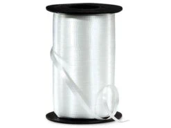 White Curling Ribbon 3/16in X 500yd