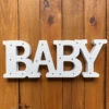 Wood Baby Sign With Light 5.7in 2 Wood Baby Sign With Light 5.7in -Toy World wp 014 1